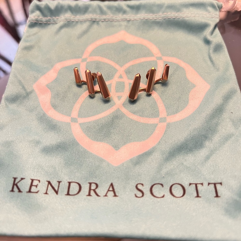 Kendra Scott Billie Ear Climbers in Rose Gold